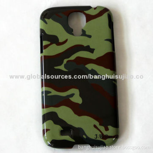 Cool wind camouflage mobile phone cases for Samsung S4, IML/IMD process